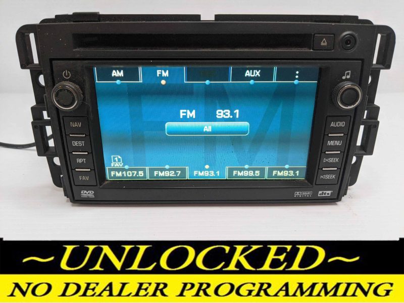 UNLOCKED 2009 CHEVY TAHOE RADIO 25894202 UVB