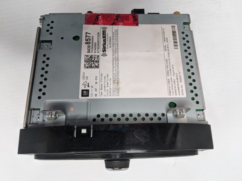 UNLOCKED 18-20 SONIC TRAX OEM RADIO 84388577 w/U2K - Image 4