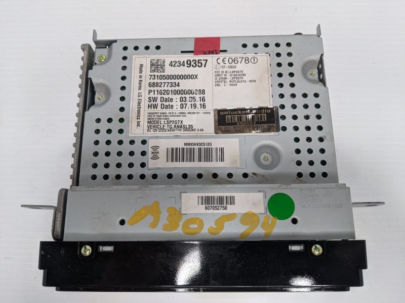 UNLOCKED 15-16 TRAX OEM RADIO 42349357 UF7 w/U2K - Image 4