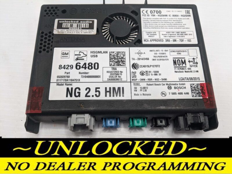 UNLOCKED 16-21 CHEVY GMC BUICK CADILLAC NG 2.5 HMI 84296480 IO5 IO6