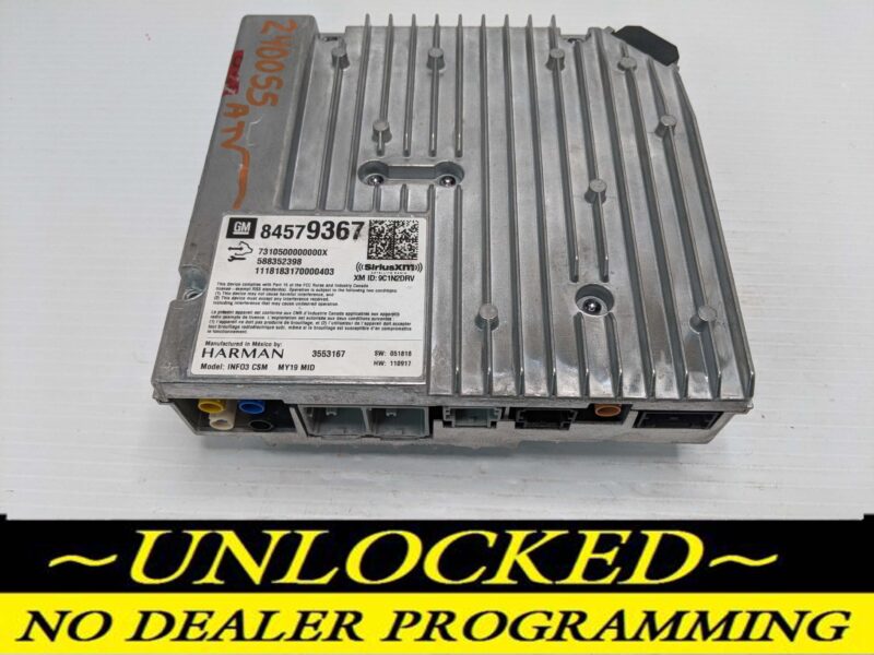 UNLOCKED 19-22 MALIBU TERRAIN EQUINOX SILVERADO COLORADO OEM RADIO 84579367 IOS