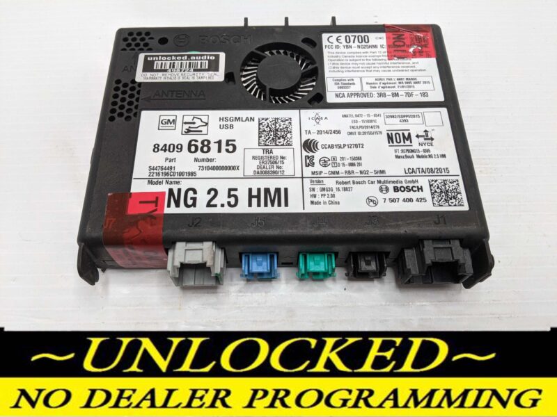 UNLOCKED 16-18 CHEVY GMC BUICK CADILLAC NG 2.5 HMI 84096815 IO5