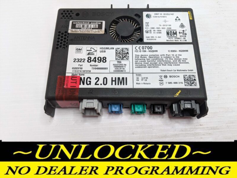 UNLOCKED 15-16 CHEVY GMC BUICK CADILLAC NG 2.0 HMI 23228498 IO5