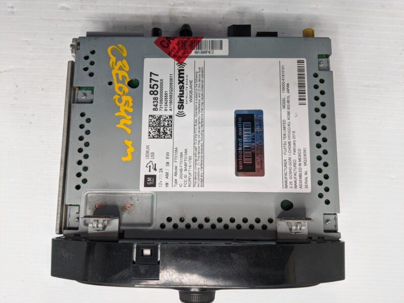 UNLOCKED 18-20 SONIC TRAX OEM RADIO 84388577 w/U2K - Image 5