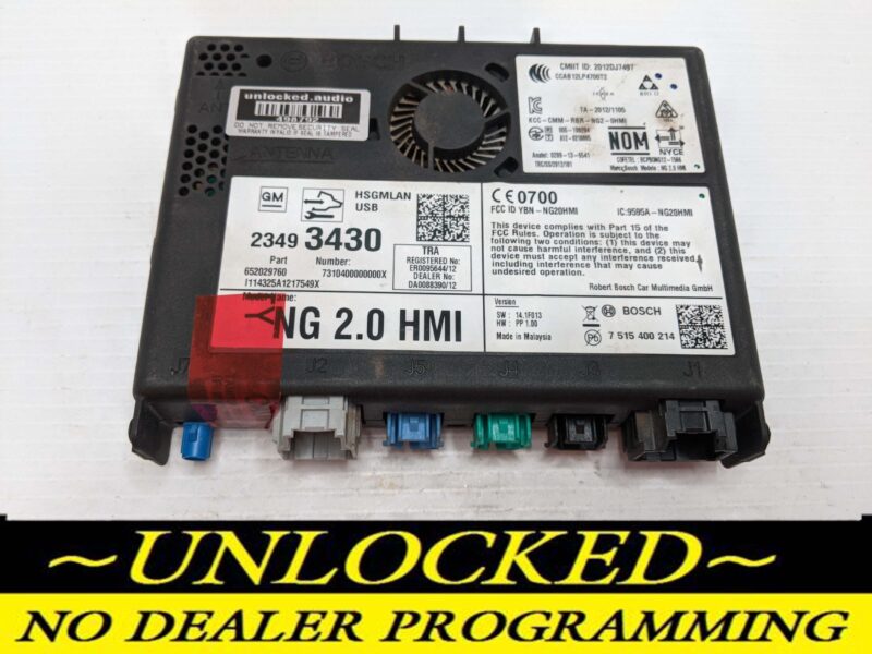 UNLOCKED 15-17 CHEVY GMC BUICK CADILLAC NG 2.0 HMI 23493430 IO6