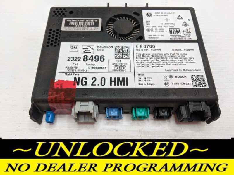 UNLOCKED 15-17 CHEVY GMC BUICK CADILLAC NG 2.0 HMI 23228496 IO6