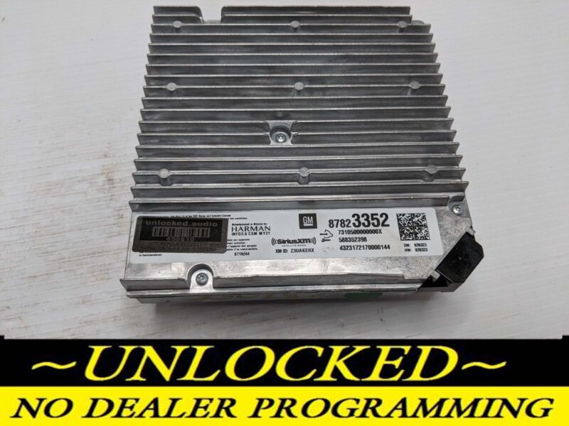 UNLOCKED 21-23 CHEVY SILVERADO TRAVERSE BLAZER TRAILBLAZER CAMARO INFOTAINMENT RADIO RECEIVER 87823352 IOS