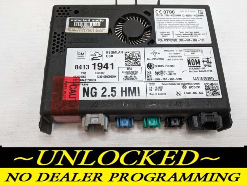 UNLOCKED 16-18 CHEVY CADILLAC GMC BUICK NG 2.5 HMI 84131941 IO5