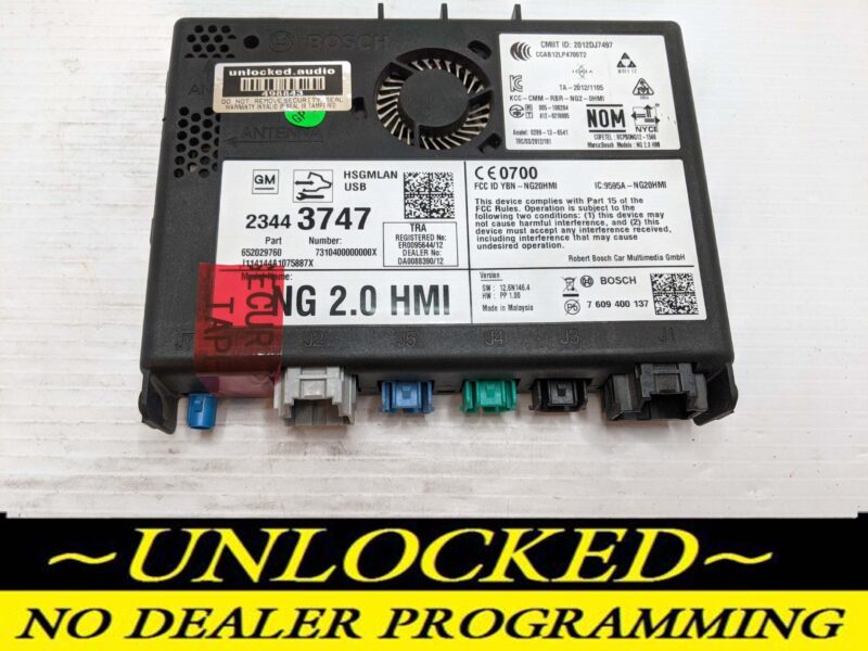 UNLOCKED 15-17 CHEVY GMC BUICK CADILLAC NG 2.0 HMI 23443747 IO6
