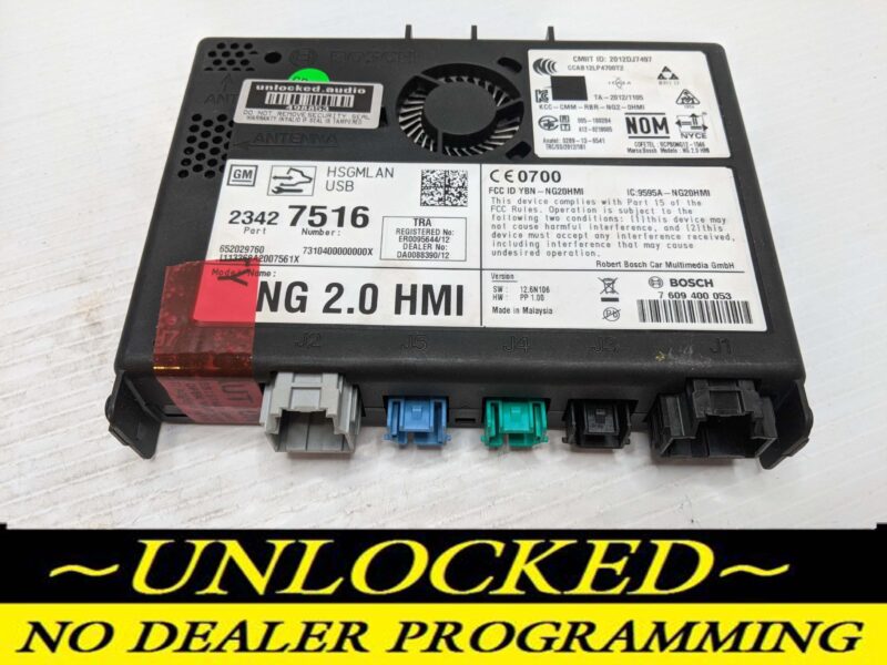 UNLOCKED 13-15 CHEVY GMC BUICK CADILLAC NG 2.0 HMI 23427516 IO5