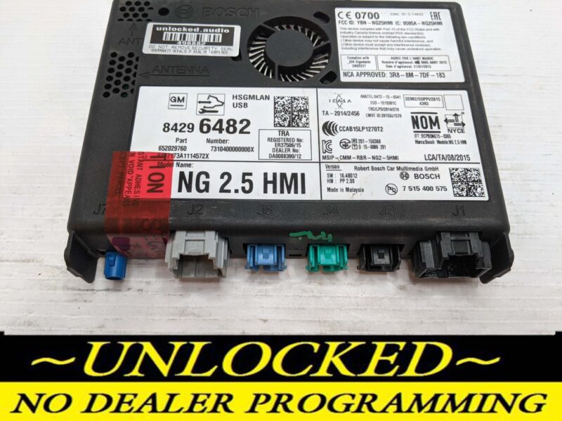 UNLOCKED 18-20 CHEVY GMC BUICK CADILLAC NG 2.5 HMI 84296482 IO6