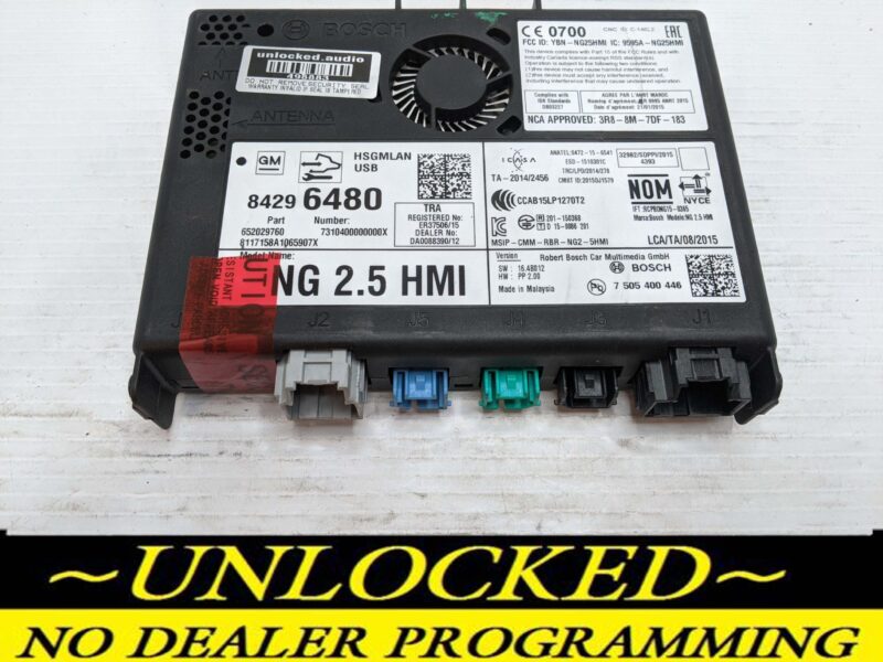 UNLOCKED 16-21 CHEVY GMC BUICK CADILLAC NG 2.5 HMI 84296480 IO5