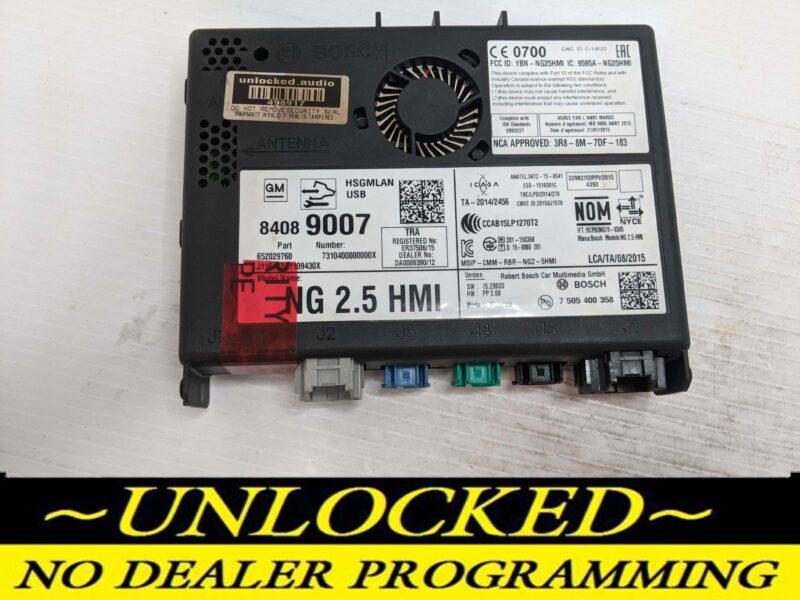 UNLOCKED 16-17 CHEVY GMC BUICK CADILLAC NG 2.5 HMI 84089007 IO5