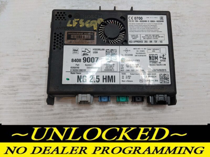 UNLOCKED 16-17 CHEVY GMC BUICK CADILLAC NG 2.5 HMI 84089007 IO5