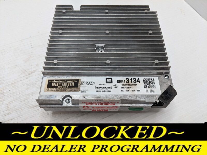 UNLOCKED 20-24 XT4 XT5 XT6 OEM RADIO 85513134 IOS