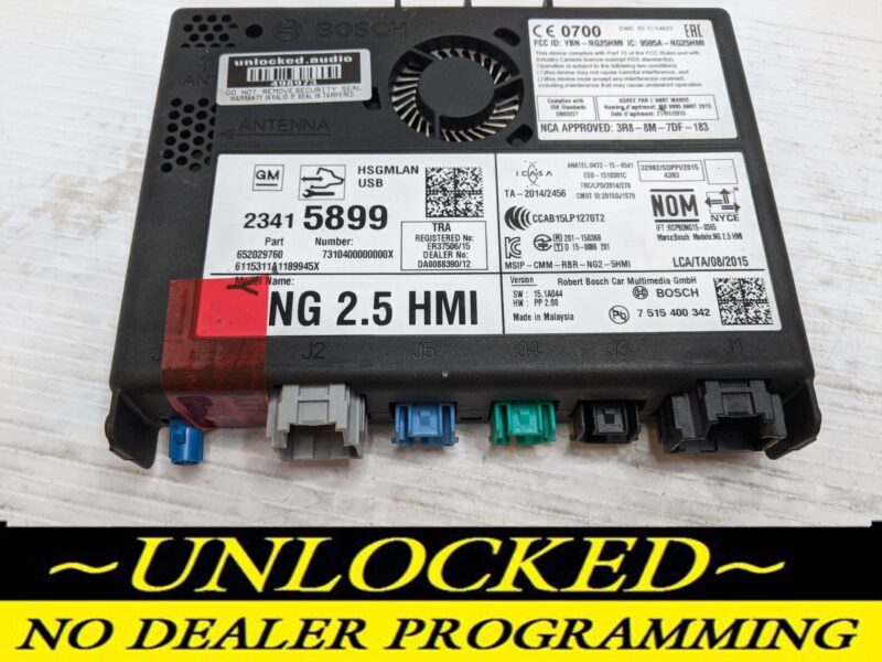 UNLOCKED 18-20 CHEVY GMC BUICK CADILLAC NG 2.5 HMI 23415899 IO6