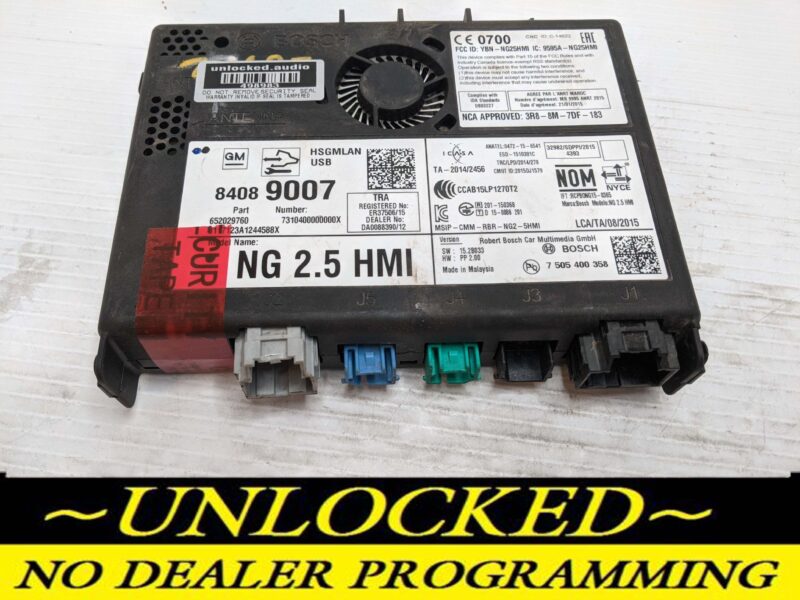 UNLOCKED 16-17 CHEVY GMC BUICK CADILLAC NG 2.5 HMI 84089007 IO5
