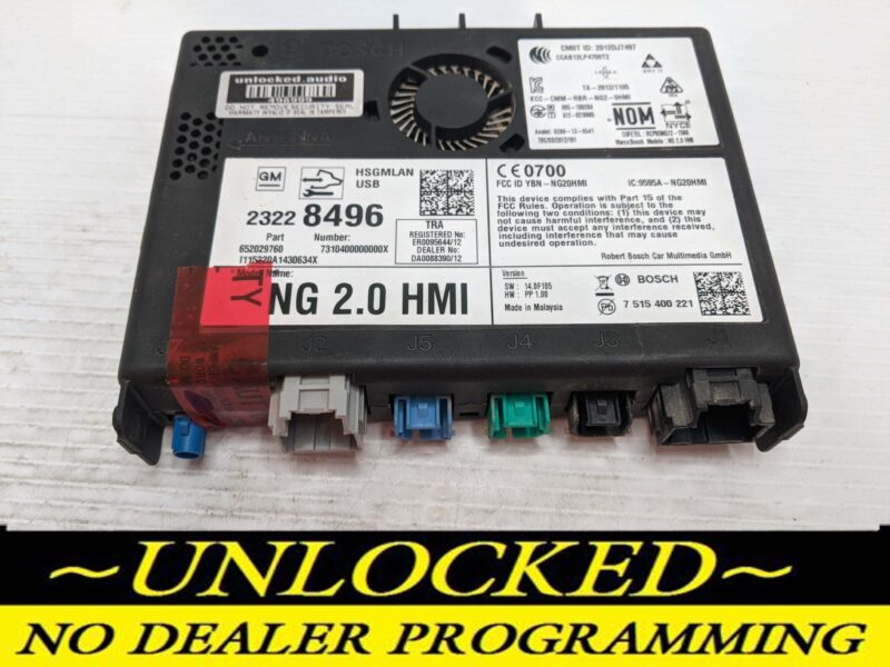 UNLOCKED 15-17 CHEVY GMC BUICK CADILLAC NG 2.0 HMI 23228496 IO6