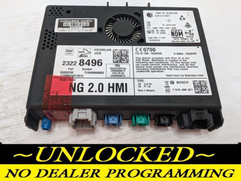 UNLOCKED 15-17 CHEVY GMC BUICK CADILLAC NG 2.0 HMI 23228496 IO6