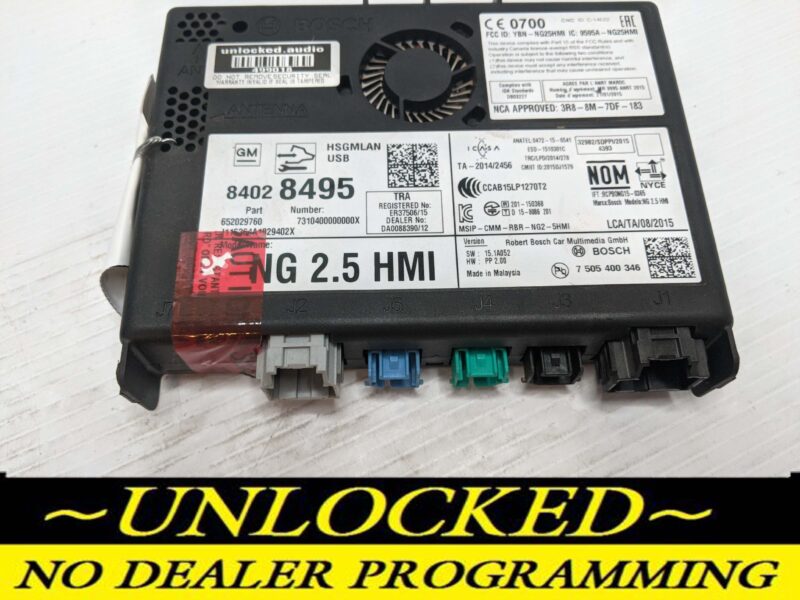 UNLOCKED 16-17 CHEVY GMC BUICK CADILLAC NG 2.5 HMI 84028495 IO5