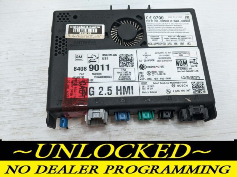 UNLOCKED 16-17 CHEVY GMC BUICK CADILLAC NG 2.5 HMI 84089011 IO6