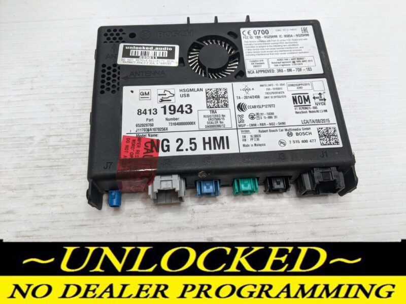 UNLOCKED 18-20 CHEVY GMC BUICK CADILLAC NG 2.5 HMI 84131943 IO6