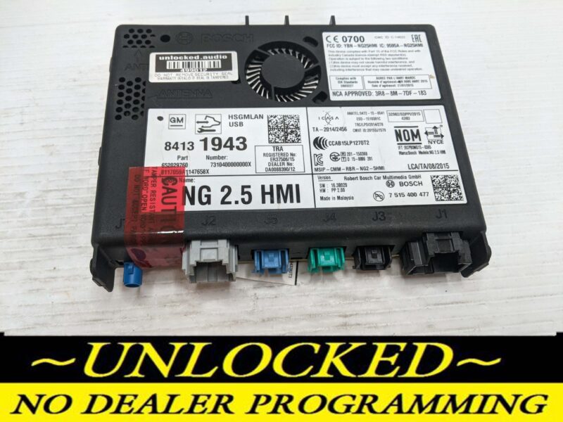 UNLOCKED 18-20 CHEVY GMC BUICK CADILLAC NG 2.5 HMI 84131943 IO6