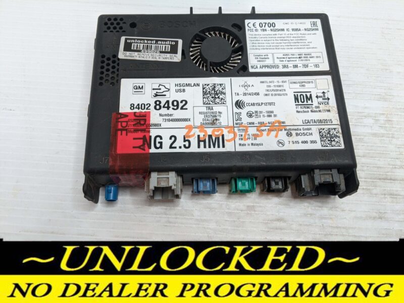 UNLOCKED 16-17 CHEVY GMC BUICK CADILLAC NG 2.5 HMI 84028492 IO6
