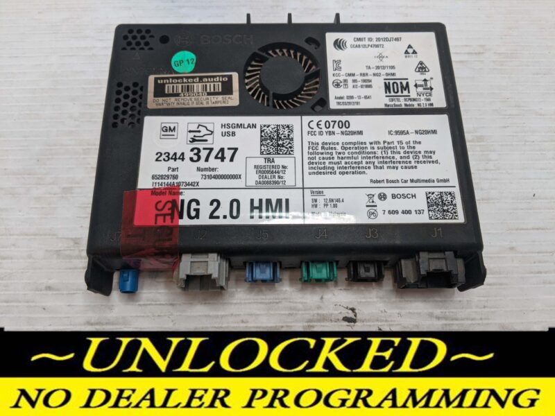 UNLOCKED 15-17 CHEVY GMC BUICK CADILLAC NG 2.0 HMI 23443747 IO6