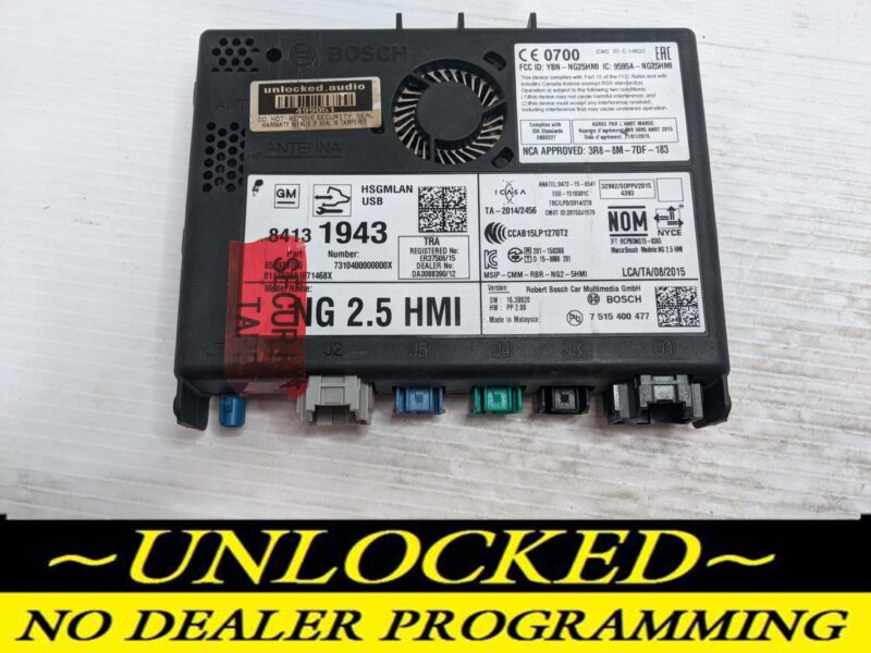 UNLOCKED 18-20 CHEVY GMC BUICK CADILLAC NG 2.5 HMI 84131943 IO6