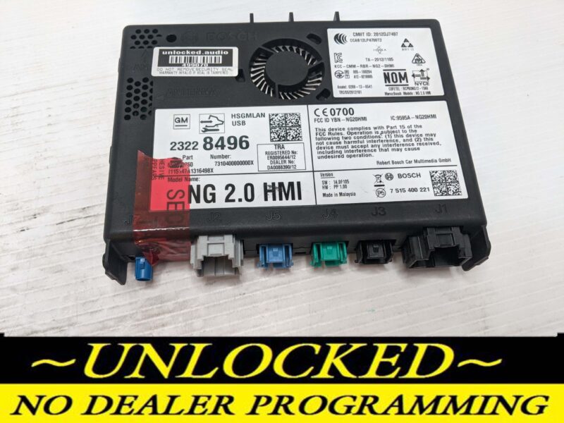 UNLOCKED 15-17 CHEVY GMC BUICK CADILLAC NG 2.0 HMI 23228496 IO6
