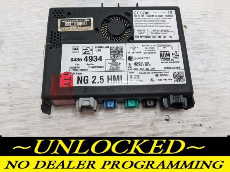UNLOCKED 18-20 CHEVY GMC BUICK CADILLAC NG 2.5 HMI 84364934 IO5