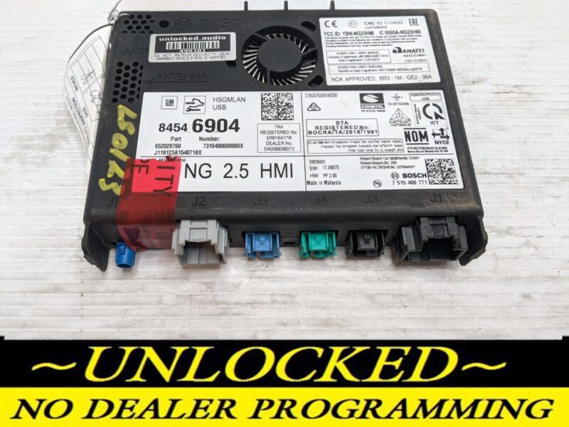 UNLOCKED 18-20 CHEVY GMC BUICK CADILLAC NG 2.5 HMI 84546904 IO6