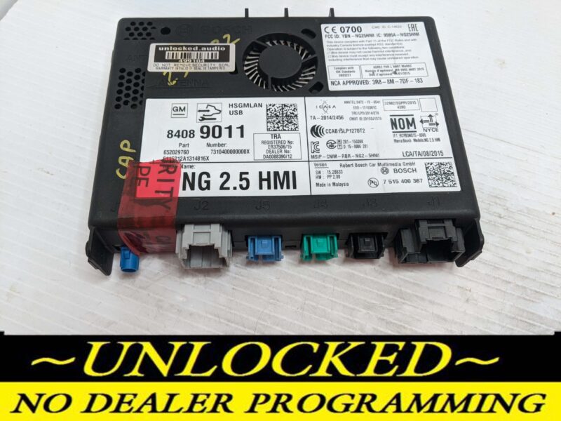 UNLOCKED 16-17 CHEVY GMC BUICK CADILLAC NG 2.5 HMI 84089011 IO6