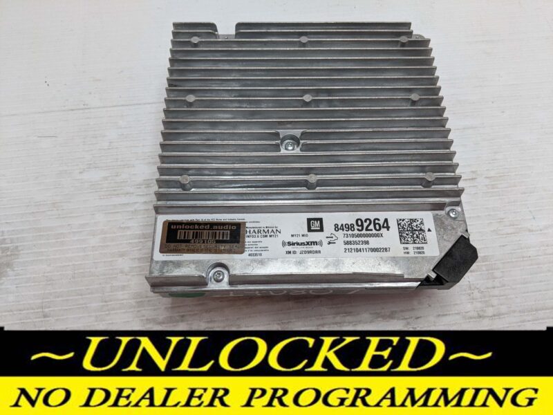 UNLOCKED 21-24 CHEVY SILVERADO OEM INFOTAINMENT RADIO 84989264 IOS