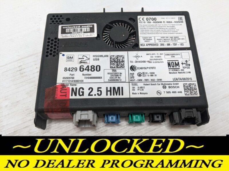 UNLOCKED 16-21 CHEVY GMC BUICK CADILLAC NG 2.5 HMI 84296480 IO5