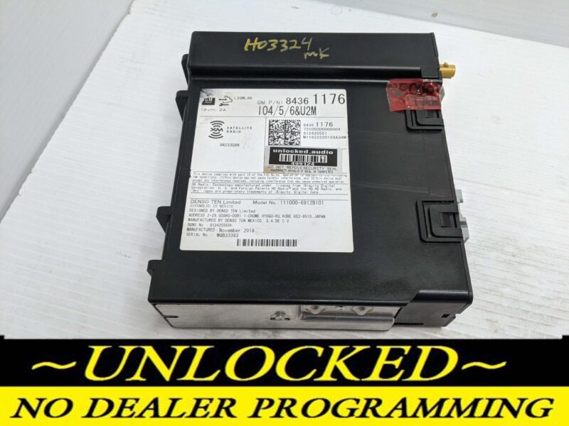 UNLOCKED 18-20 SILVERADO TAHOE EQUINOX SUBURBAN CORVETTE YUKON SIERRA ACADIA LACROSSE ENCORE ENCLAVE XT5 ESCALADE OEM RADIO 84361176