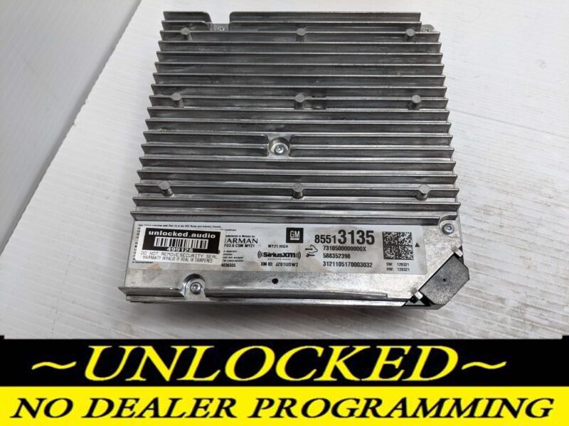 UNLOCKED 2021 SILVERADO INFOTAINMENT RADIO RECEIVER 85513135 IOT