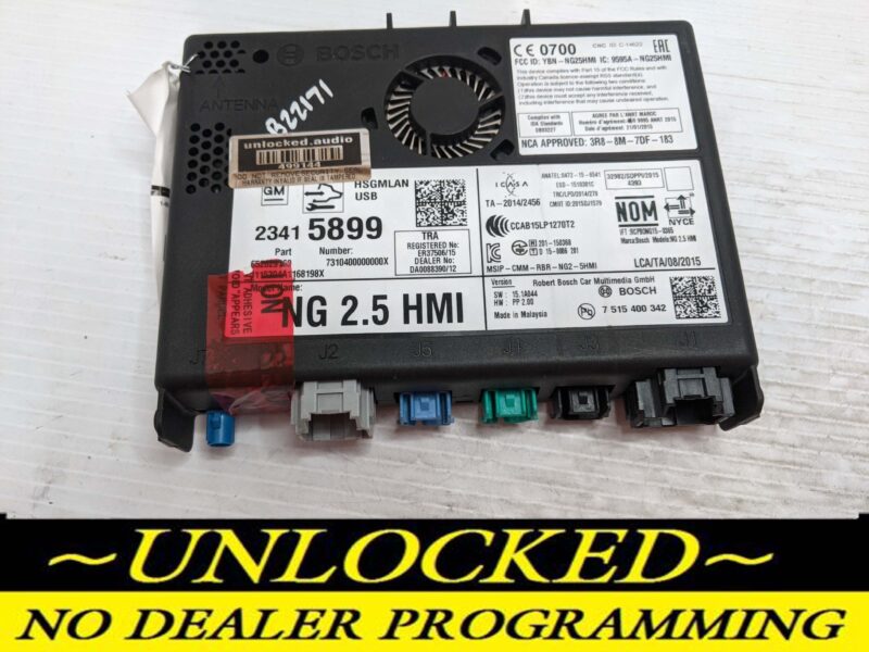 UNLOCKED 18-20 CHEVY GMC BUICK CADILLAC NG 2.5 HMI 23415899 IO6