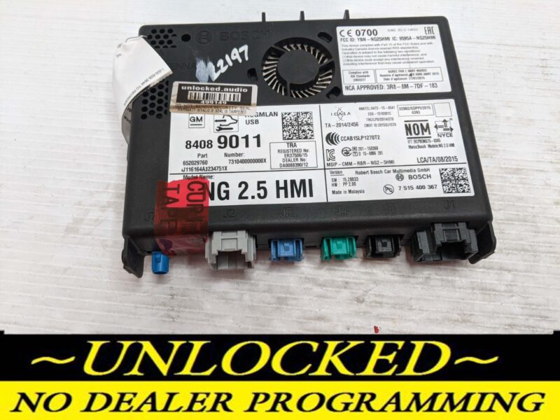 UNLOCKED 16-17 CHEVY GMC BUICK CADILLAC NG 2.5 HMI 84089011 IO6