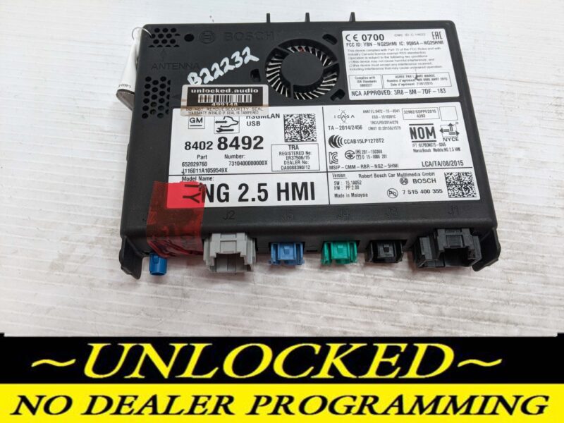 UNLOCKED 16-17 CHEVY GMC BUICK CADILLAC NG 2.5 HMI 84028492 IO6