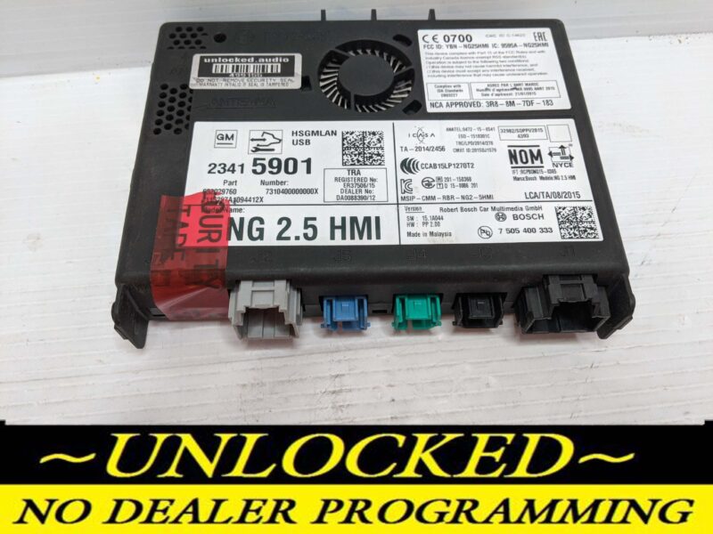 UNLOCKED 16-19 CHEVY GMC BUICK CADILLAC NG 2.5 HMI 23415901 IO5