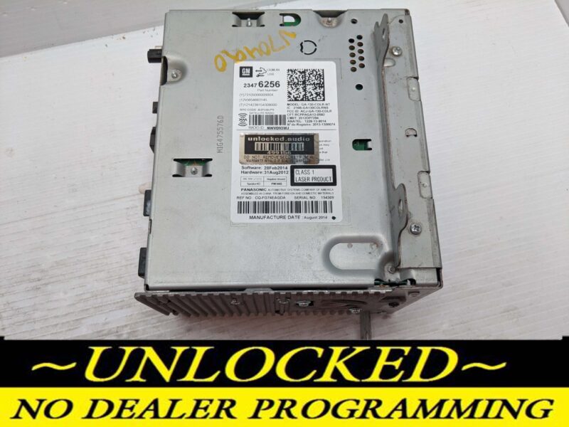 UNLOCKED 14-17 CRUZE EQUINOX TERRAIN VERANO ENCORE CASCADA OEM RADIO 23476256 UFU