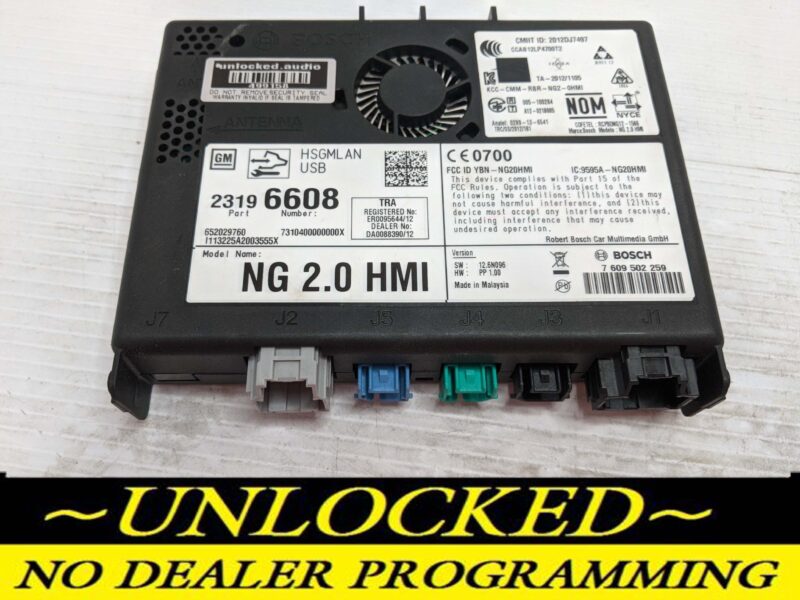 UNLOCKED 13-15 CHEVY GMC BUICK CADILLAC NG 2.0 HMI 23196608 IO5