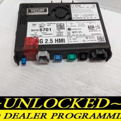 UNLOCKED 17-20 CHEVY GMC BUICK CADILLAC NG 2.5 HMI 84156701 IO6