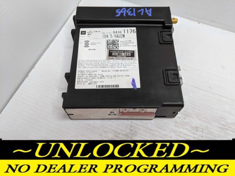 UNLOCKED 18-20 SILVERADO TAHOE EQUINOX SUBURBAN CORVETTE YUKON SIERRA ACADIA LACROSSE ENCORE ENCLAVE XT5 ESCALADE OEM RADIO 84361176