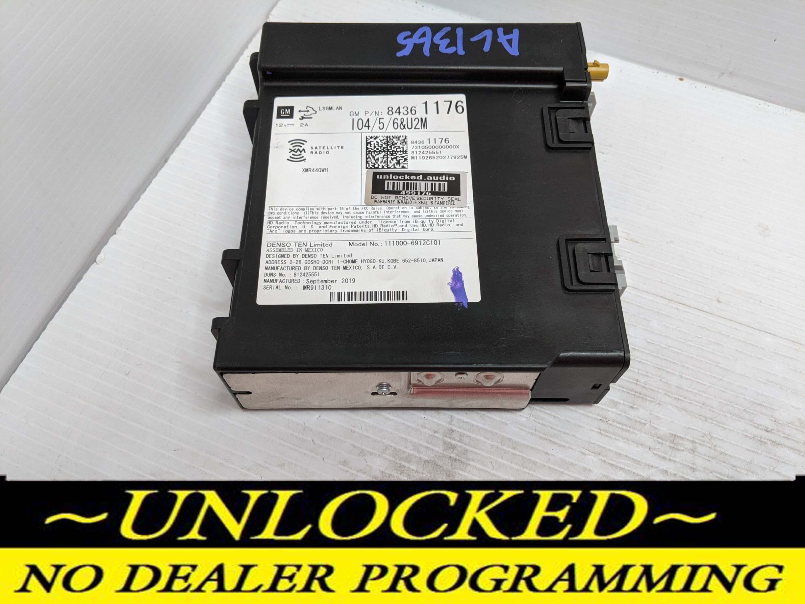 UNLOCKED 18-20 SILVERADO TAHOE EQUINOX SUBURBAN CORVETTE YUKON SIERRA ACADIA LACROSSE ENCORE ENCLAVE XT5 ESCALADE OEM RADIO 84361176
