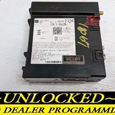 UNLOCKED 2017 CHEVY GMC CADILLAC OEM RADIO MODULE 84102336 IO5 UQA