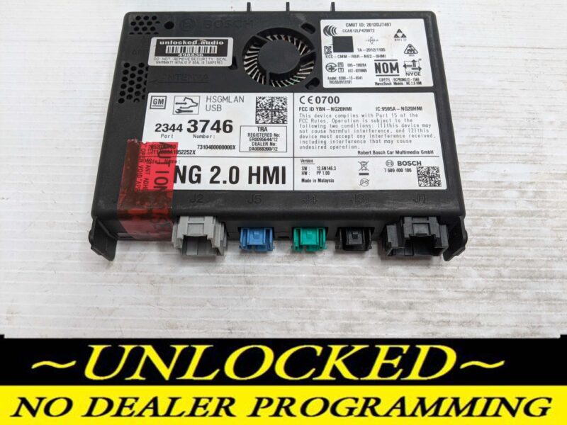 UNLOCKED 13-15 CHEVY GMC BUICK CADILLAC NG 2.0 HMI 23443746 IO5