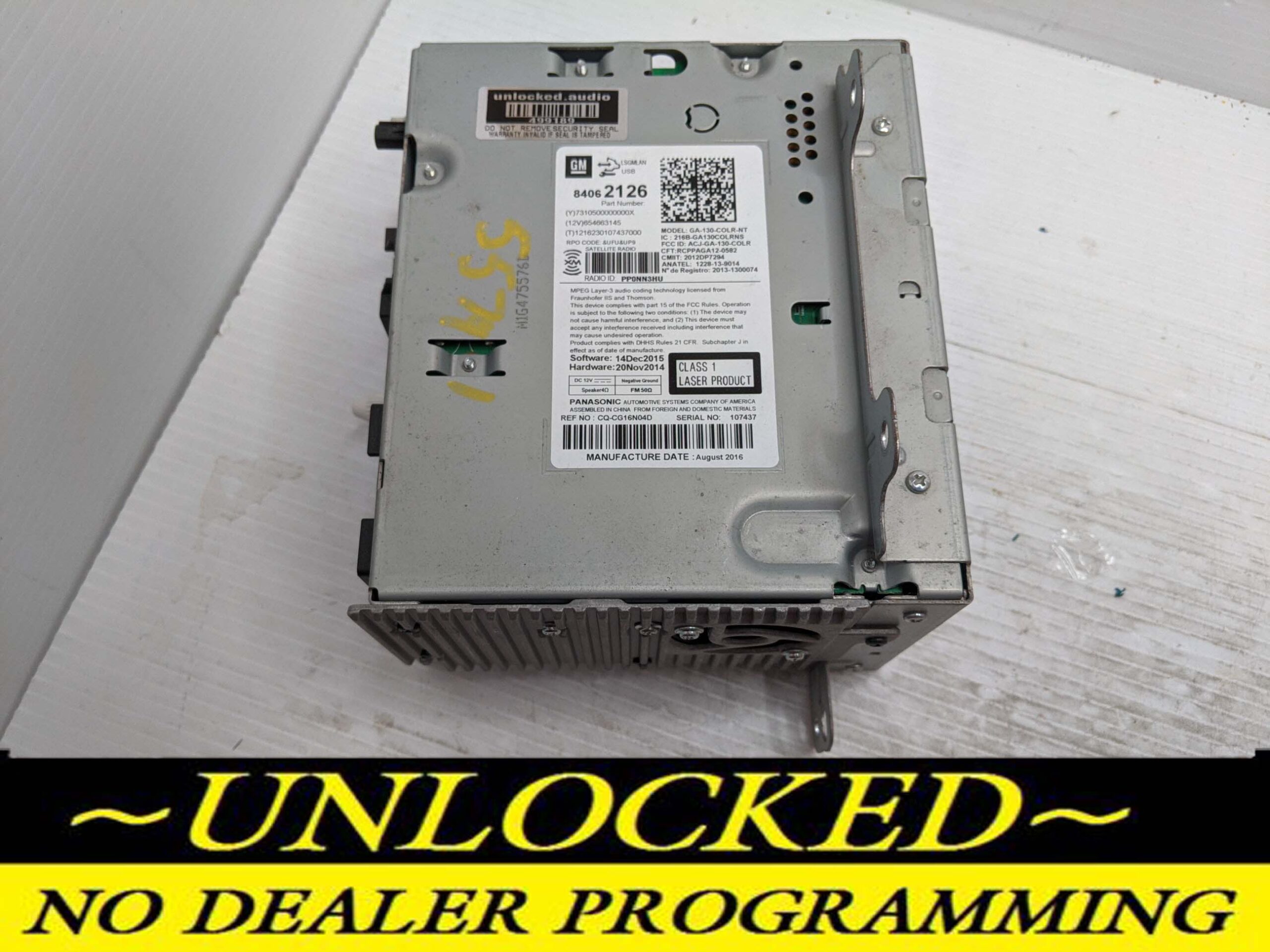 UNLOCKED 14-17 CRUZE EQUINOX TERRAIN VERANO ENCORE CASCADA OEM RADIO 84062126 UFU UZ8